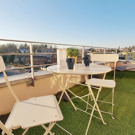 Le Smart - Parking - Terrasse - Wifi - Mulhouse - Relax Bnb Pfastatt المظهر الخارجي الصورة