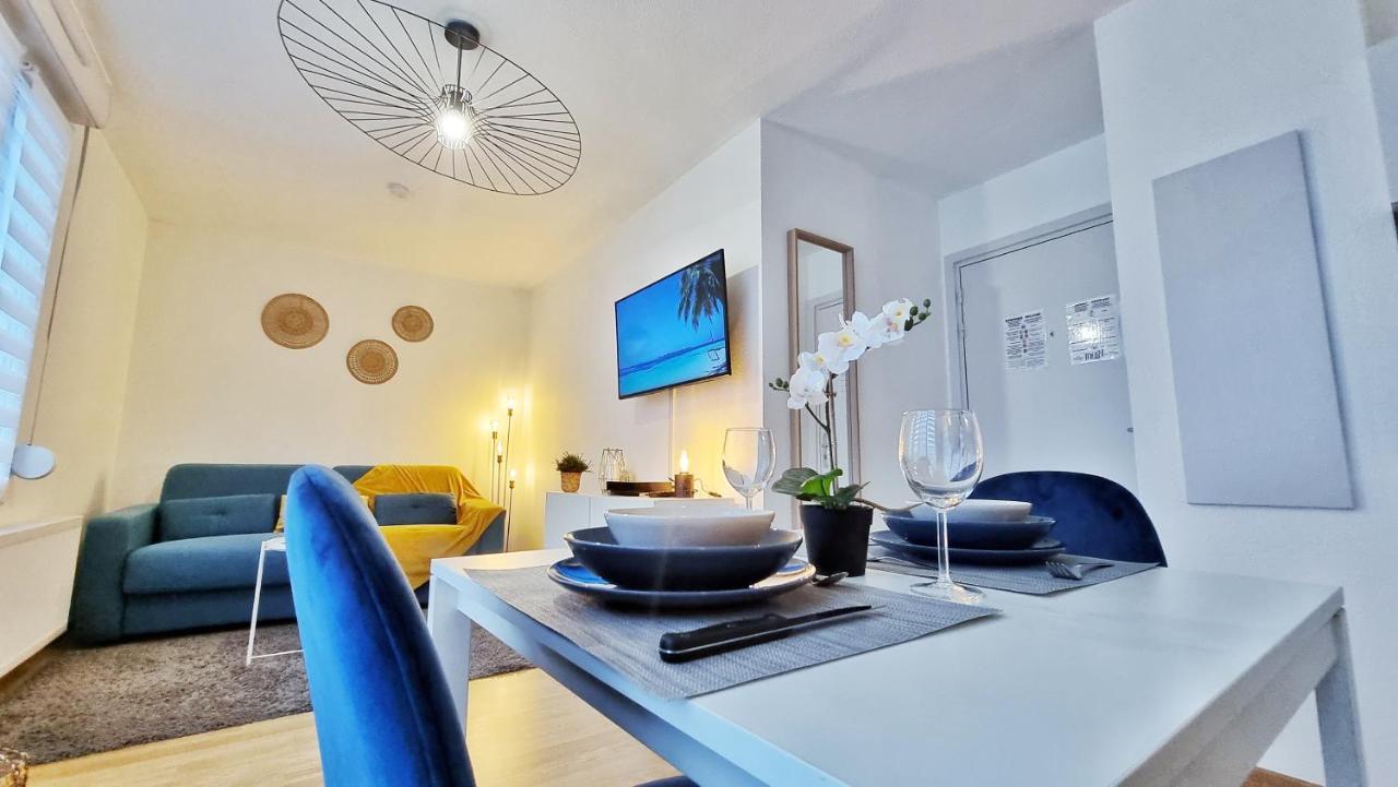Le Smart - Parking - Terrasse - Wifi - Mulhouse - Relax Bnb Pfastatt المظهر الخارجي الصورة